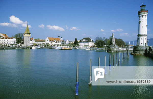 Germany  Lake Constance  Harbour of Lindau