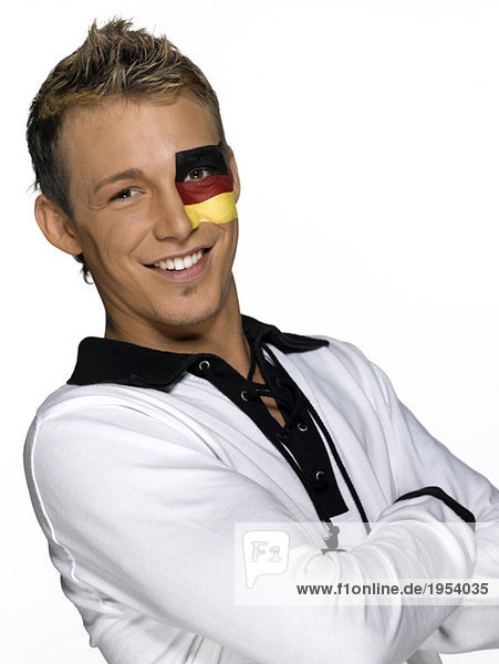 Male German soccer fan