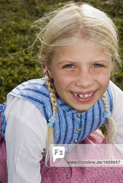 Girl smiling  portrait