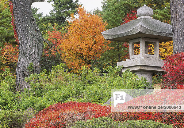 Steinlaterne  Chugoku  Provinz Honshu  Japan