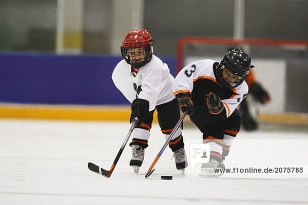 Junge Eishockeyspieler