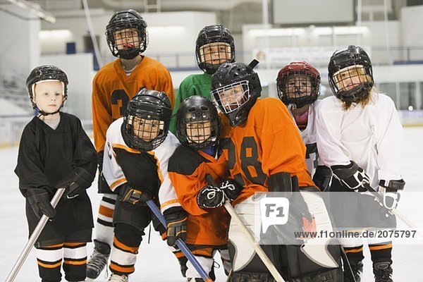 Young Hockey Team
