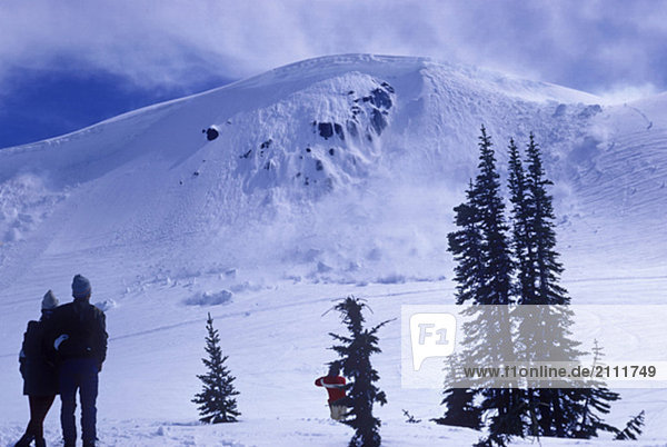 Archival image of Avalanche  Whistler  British Columbia  Canada