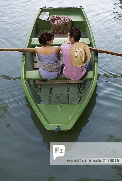 Man and woman in a boat