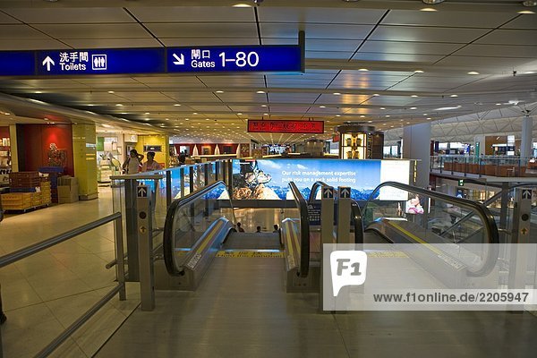 Informationen über Rolltreppe Flughafen board