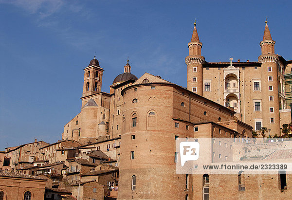 Italien  Marche  Urbino  den Palazzo Ducale