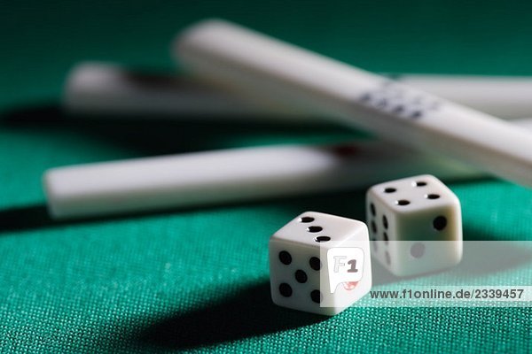Mahjong-Chips und die