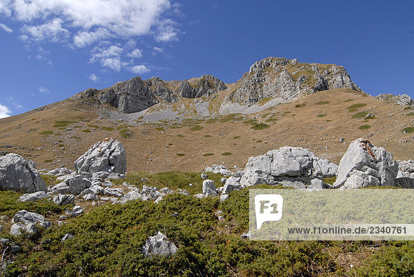 Italien  Molise  Nationalpark Abruzzen  Latium  Molise  Berg Mare  Mainarde Kette