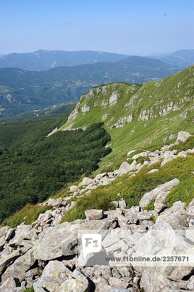 Italien  Emilia-Romagna  Mount Acuto Apennin