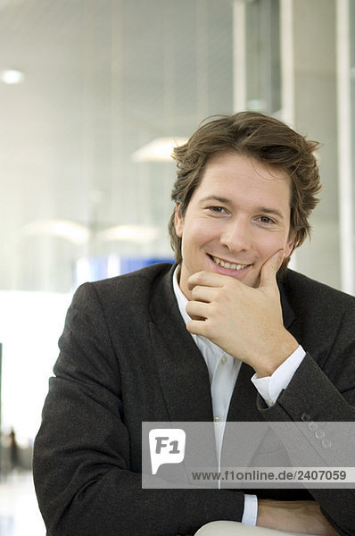 Porträt eines lächelnden Geschäftsmannes