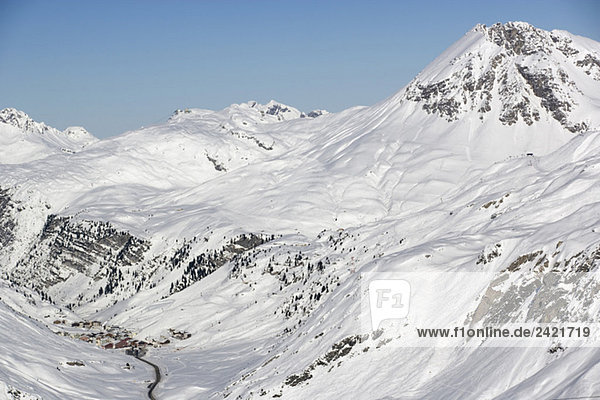 Österreich  Arlberg  Albona  Winterlandschaft
