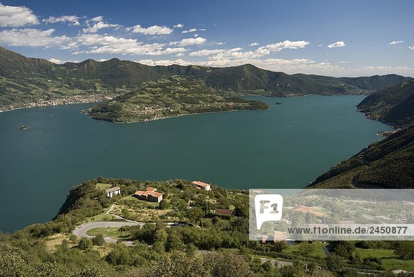 Italien  Lombardei  Lago d ' Iseo  Montisola.