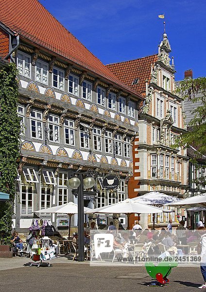 Germany  Lower Saxony  Hameln  town center