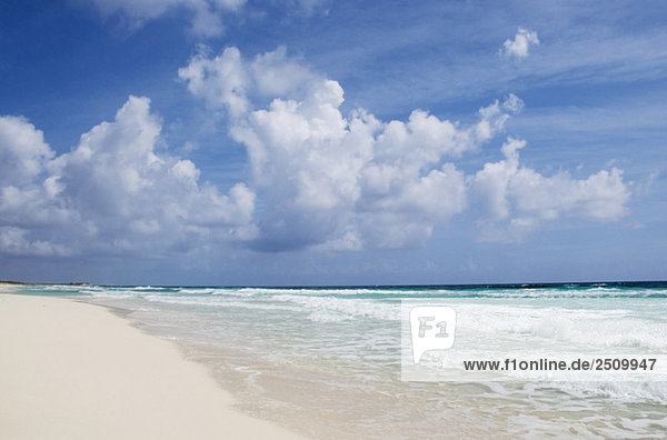 Mexiko  Cozumel  White sand Beach