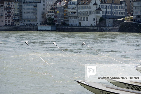 Switzerland  Basel  Rhine river