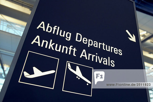 Germany  Bavaria  Munich Airport  Departures  decal information