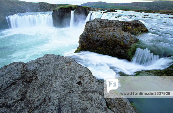 Godafoss Waterfall Northern Iceland.