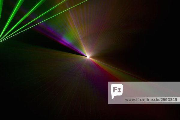 Mehrfarbige Laserleuchten