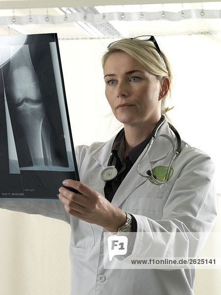 Doctor with x-ray