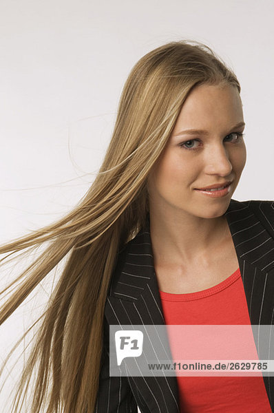 Junge Frau  Portrait  Nahaufnahme