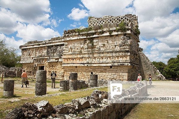 Edificio de las Monjas, The Nunnery, Chichen Itza Archaeological Site, Chichen  Itza, Yucatan State, Mexico