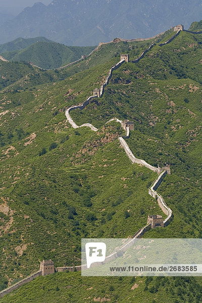 Die Simatai Great Wall ist einen 5 4 km langen Abschnitt der chinesischen Mauer mit 35 Beacon Türmen befindet sich im Norden der Miyun County  China