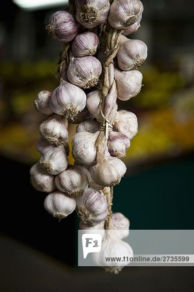 A string of garlic