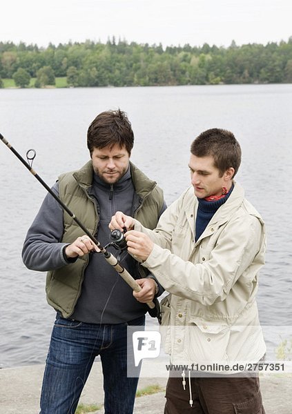 Men and a fishingrod