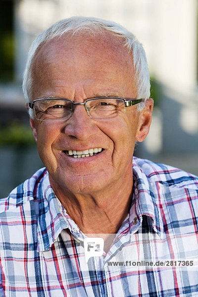 Portrait of an elderly man Sweden.