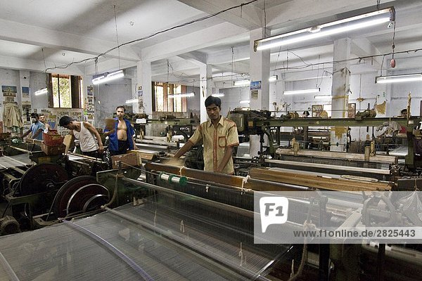 Bangladesh  Rajshashi  silk textile factory