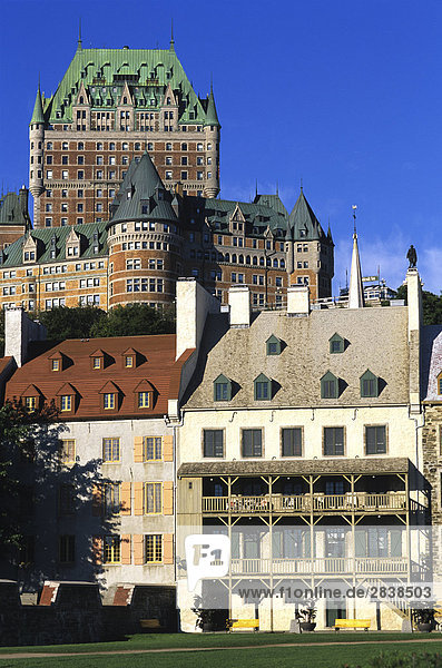 Chateau Frontenac  historischen Unterstadt  Québec  Kanada