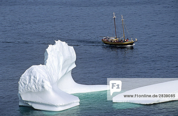 Segeln Eisberg Schiff Kanada