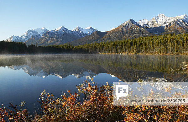 Herbert Lake  Banff-Nationalpark  Alberta  Kanada.
