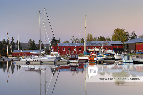Baddeck Waterfront - Baddeck - Cape Breton Island - Nova Scotia  Canada.