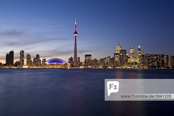 Toronto Skyline vom Center Insel  Toronto  Ontario  Kanada.