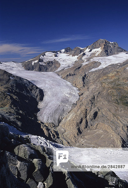 The Starbird glacier in the Purcell Mountains  British Columbia  Canada.