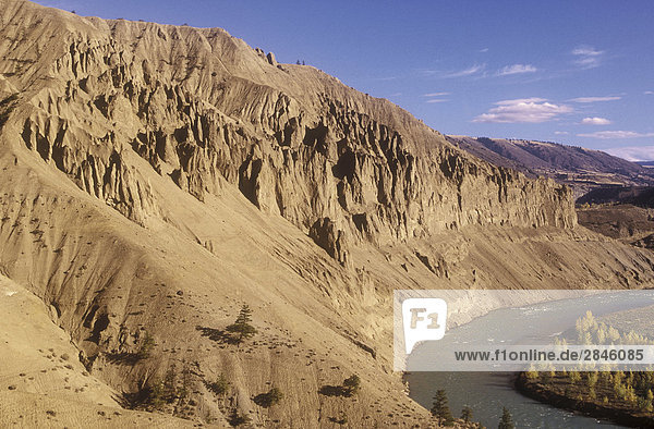 Chilcotin River Canyon British Columbia Kanada.