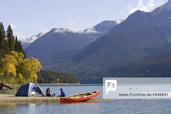 Bowron Lake Provincial Park  British Columbia  Kanada.