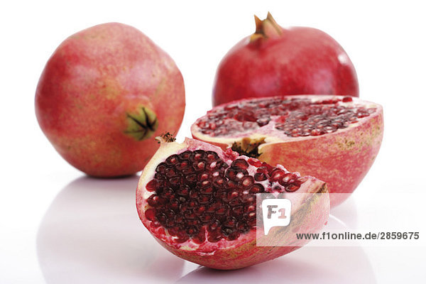 Pomegranate (Punica granatum) and Pomegranate seeds