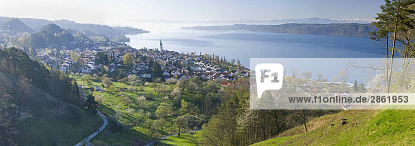 Germany  Lake Constance  Sipplingen  Panoramic view