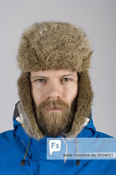 A man wearing warm clothing