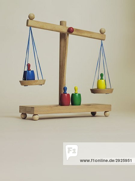 Children's wooden scales