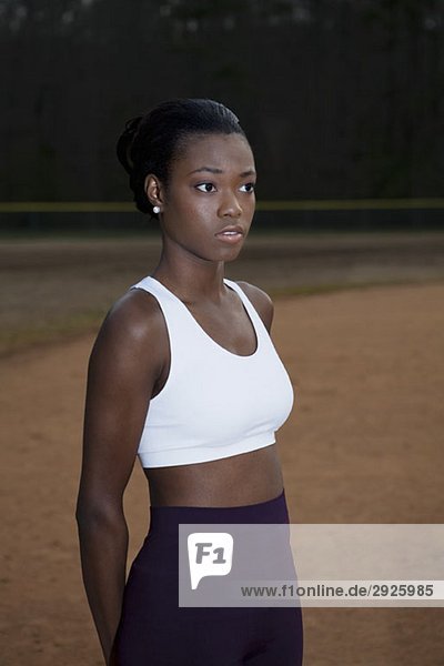 Porträt einer Sportlerin