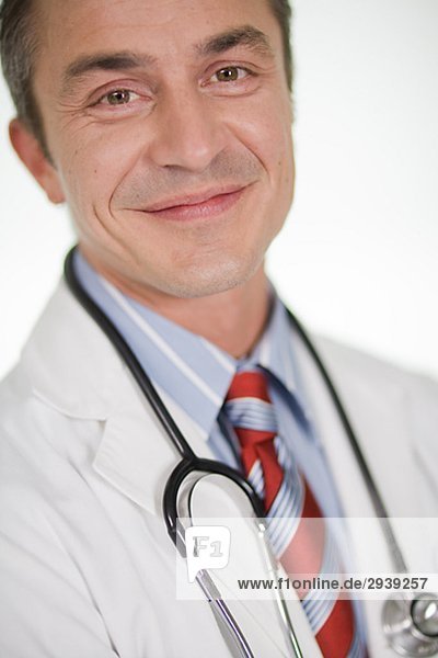 Porträt von einem männlichen Arzt Schweden.