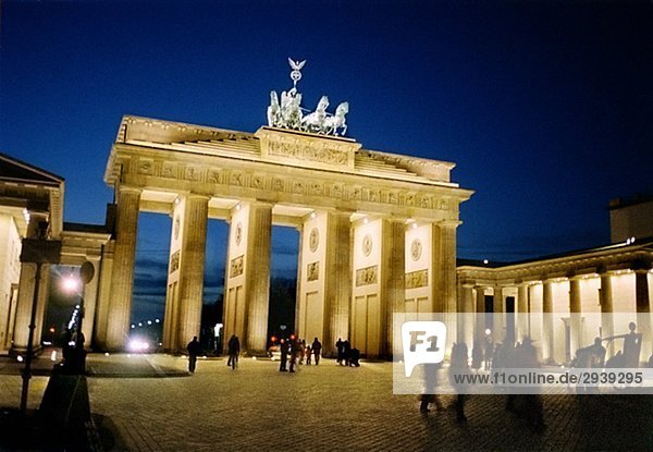 Brandenburg Gate Berlin Germany.