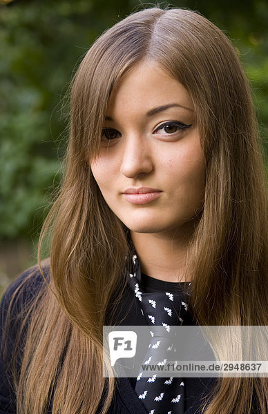 Portrait of a teenage girl  Kiev  Ukraine
