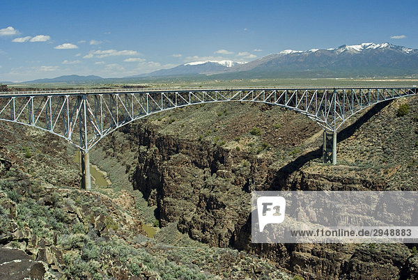 Rio Grande Gorge Bridge Taos New Mexico Rio Grande Gorge Bridge Taos New Mexico