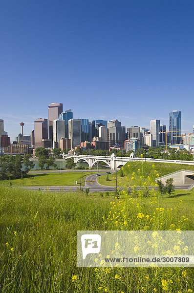 10855167  Calgary  Skyline  Centre St Brücke  brid