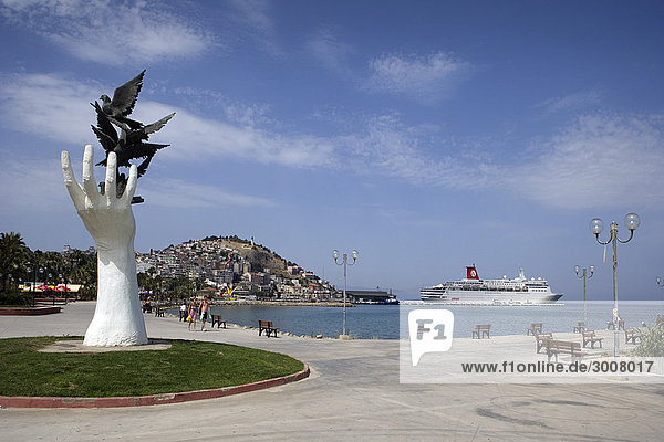 Skulptur Küste Schiff Mittelmeer Türkei