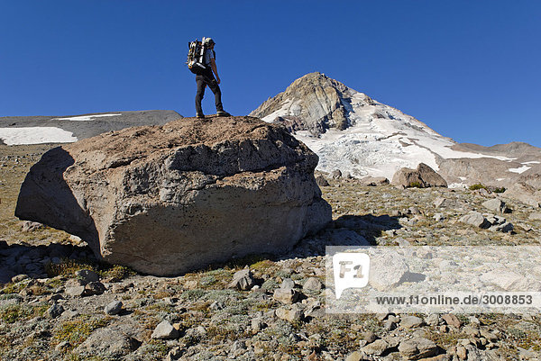 Bergsteiger  Ostwand  Vulkan  Mount Hood  Koo-